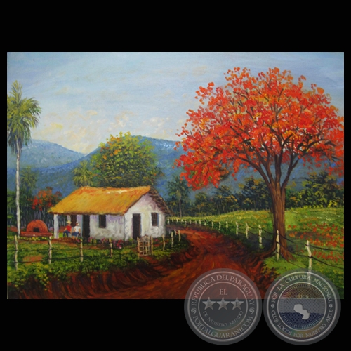 RANCHOS (Óleos de CLAUDIA VERA VÁZQUEZ)